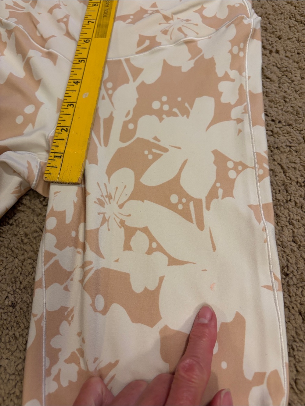 Aerie Offline Real Me Floral High Waisted Crossover Super Flare Leggings size M - Picture 7 of 10